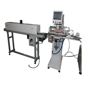 Customized Automatically European CE Feeding One Color Closed <b>Cup</b> Logo Pad <b>Printer</b> with IR Tunnel - Product Image 6