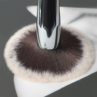 Ensemble de pinceaux de maquillage professionnels de qualité supérieure, pinceaux en fibres synthétiques avec virole en aluminium de luxe, OEM ODM, logo personnalisé, marque privée
