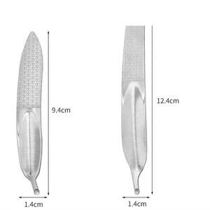 Double Sided Shape <strong>Nail</strong> <strong>Files</strong> Stainless Steel Manicure Pedicure Grooming <strong>for</strong> Professional Finger <strong>Toe</strong> <strong>Nail</strong> Care Tools - Product Image 5
