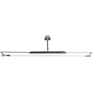 ALFORSITA Moderno 1x54W G5 T5 L.130xAN. 8 Lámpara de techo cromada para oficina en casa Control de interruptor de base de plástico de aluminio IP44 220V Mini - Product Image 1