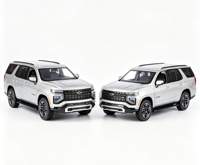 Modelo a Escala 1:24 de SUV Todoterreno Moderno, de Aleación Metálica Fundida a Presión, con Puertas Abribles e Interior Detallado