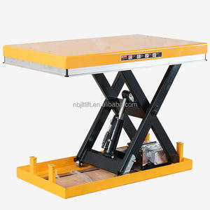 HW1001 gunting angkat listrik hidrolik Cina, meja kerja Platform alat tulis industri 1000KG 1M - Product Image 1