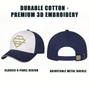 <span class=keywords><strong>Casquette</strong></span> de baseball décontractée à 6 panneaux de style sportif respirant de haute qualité avec logo brodé personnalisé - Product Image 2