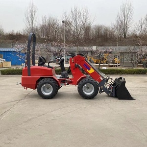Machines de terrassement 1 tonne 1.2 tonnes chargeuses sur pneus hydrauliques chargeur à bras télescopique petites chargeuses sur pneus avant à vendre - Product Image 3