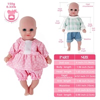6 Zoll Mini Reborn Baby puppen Sweet Girl Voll silikon körper Bestes Geschenk für Kinder