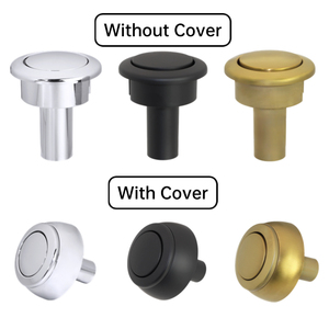 T2134 Chrome mạ thiết kế hiện đại duy nhất tuôn ra nút cho bão 33A nhà vệ sinh thay thế với Dễ dàng cài đặt - Product Image 3