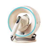 Fer à vapeur vertical électrique ORVICA au design rond, 3600 W, plaque inférieure en céramique, réservoir d'eau de 1500 ml, usage hôtelier ORM-3546