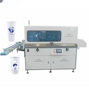 דיוק גבוהה לגמרי מכונת דפוס הדפסה אוטומטית שתוכננה במיוחד להדפסה על בקבוקי זכוכית ומיכלים אליפסה - Product Image 4