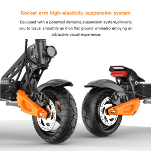 สกู๊ตเตอร์ไฟฟ้า EU Stock 800W รุ่น Urban โครงอะลูมิเนียม ระบบกันสะเทือนเต็มรูปแบบ แบตเตอรี่ 25Ah พับได้ ล้อ 11 นิ้ว 800W Urban Scooter โครงอะลูมิเนียม - Product Image 6