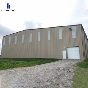 लिबिदा अच्छी गुणवत्ता वाले ई प्रमाणित कस्टम बनाया गया प्रीफैब्रिकेटेड स्टील फ्रेम संरचना कार्यशाला आधुनिक डिजाइन 1 वर्ष - Product Image 6