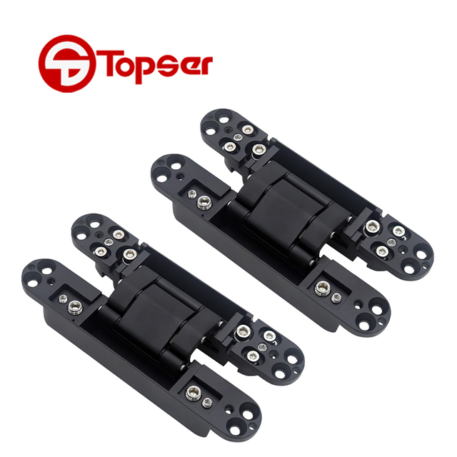 3D Automatic Soft Closing Zinc Alloy Modern Adjustable Concealed Door Hinge for Wooden Doors