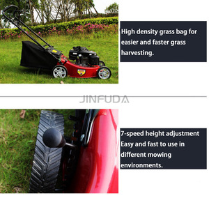 Petrol Lawn <b>Mower</b> 6.5HP Engine Hand <b>Push</b> 41cm Cutting Width Gasoline Grass Cutting <b>Mower</b> - Product Image 6