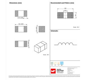 742692003 Perla di <span class=keywords><strong>ferrite</strong></span> WE-TMSB per soppressione 120 Ohm 200mA Wurth Elektronik su bobina per sistemi elettronici automobilistici - Product Image 4