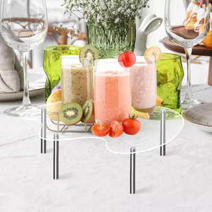 Factory Custom Multilayer Display Stand Acrylic Dessert Rack for <b>Cupcakes</b> for Showcase Made of Metal Plastic Wood and <b>Paper</b> - Product Image 5