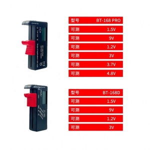 Probador de Baterías BT-168D, Probador Digital Universal con Pantalla LCD para Pilas AA, AAA, CD, 9V, 1.5V y Pilas de Botón - Product Image 4
