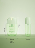Flacon vaporisateur de voyage 50ml 100ml pour brume corporelle, brume fine, parfum, brume capillaire et cosmétiques - Vente directe usine
