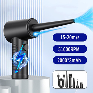 Soplador <span class=keywords><strong>de</strong></span> aire comprimido portátil para limpieza <span class=keywords><strong>de</strong></span> ordenadores, 51000 RPM, inalámbrico, con luz LED para teclado <span class=keywords><strong>de</strong></span> ordenadores y PC - Product Image 3