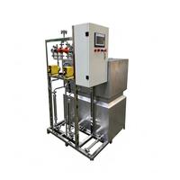 Système automatique de préparation et de dosage de polymères, unité de dissolution de poudre sèche avec pompe doseuse pour le traitement des eaux usées