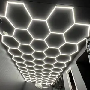 LED Working Light Hanging Hexagon RGB Detailing LED Home Hexagon Ceiling Garage Light