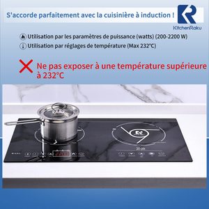 حصيرة سيليكون مقاومة للحرارة العالية للاستخدام في المطبخ على مواقد الحث - Product Image 3