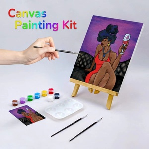 Bán Buôn Tự Làm Sơn Bằng Số Sơn Bằng Số Tùy Chỉnh Vải Sơn Với Khung Tùy Chỉnh Sơn Bằng Số Cho Người Lớn - Product Image 2