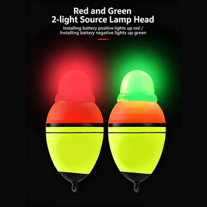 Flotador <span class=keywords><strong>de</strong></span> Pesca Electrónico LED <span class=keywords><strong>de</strong></span> EVA, Doble Color Rojo y Verde, Anticolisión, <span class=keywords><strong>para</strong></span> Pesca Nocturna <span class=keywords><strong>de</strong></span> Carpas - Product Image 3