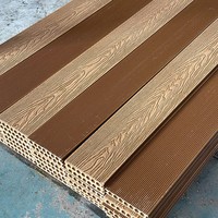 DONGJIAN - Terrasse en composite bois-plastique moderne, imperméable, écologique, durable, panneaux de terrasse WPC 3D pour extérieur, antidérapants