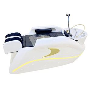 Lit de massage électrique moderne pour salon de coiffure, durable, fauteuil de lavage allongé - Product Image 4