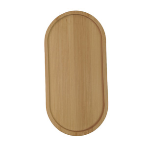 Bandeja de bambú, sencilla y elegante para uso doméstico, perfecta para té, pan, refrigerios, frutas y artículos decorativos en la sala de estar. - Product Image 2