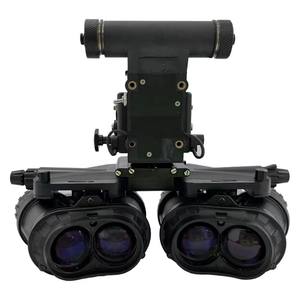 جهاز رؤية ليلية قابل للطي بأربع عيون مع 4 أنابيب Gen2 + Gen3 نظارات ليلية فوسفور أبيض/أخضر - Product Image 1