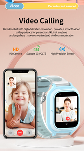 Wonlex KT23 estudiantes chico reloj inteligente Gps Sim 4G videollamada totalmente impermeable 4G niños reloj inteligente - Product Image 3