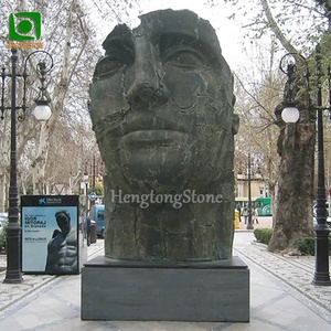 Statue <span class=keywords><strong>de</strong></span> <span class=keywords><strong>visage</strong></span> <span class=keywords><strong>d</strong></span>'<span class=keywords><strong>homme</strong></span> en bronze coulé Hengtong 2026, taille réelle, célèbre sculpture extérieure en cuivre - Product Image 6