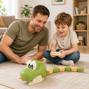 Juguete de Serpiente Interactiva RC Grow Snake 2026, la Serpiente Come Bloques y Crecerá Más Larga, Juguete Educativo STEM para Niños, Regalo de Navidad o Cumpleaños - Product Image 3