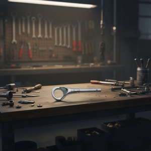 Clé à molette de 253 mm de longueur, taille C, à extrémité ouverte, pour réparation mécanique - Product Image 3