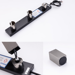 <span class=keywords><strong>Toallero</strong></span> Eléctrico Vertical Negro Mate de 80.5x2.2cm con 3 Rejillas, Montaje Oculto en Pared, <span class=keywords><strong>Acero</strong></span> <span class=keywords><strong>Inoxidable</strong></span> 304 - Product Image 5