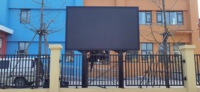 Écran LED extérieur P5 P8 P10 de 12 m x 6 m, panneau d'affichage numérique P5, écran LED extérieur