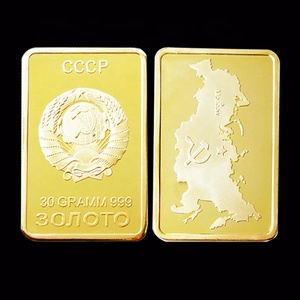 Lingotto d'Oro Puro 24k FS-Craft con Incisione dei Dieci Comandamenti di Gesù Cristo Placcato Oro - Product Image 6