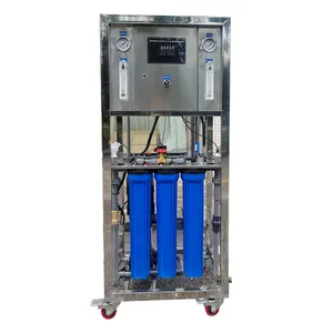 250LPH maquinaria de tratamiento de agua RO Sistema de ósmosis inversa para purificar agua del grifo agua subterránea