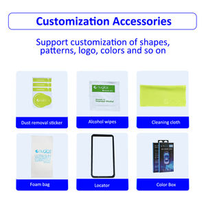 Ultra HD Anti Scratch Case Friendly Easy Install 9H Dureza 3D Protectores de pantalla de vidrio templado para <span class=keywords><strong>iPhone</strong></span> 15 14 13 16 Samsung - Product Image 4