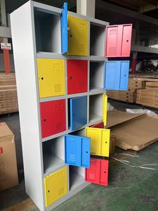 Высококачественный 15-дверный компактный шкафчик HPL металлический шкафчик для хранения в спортзале с замком для ключа для офисного персонала решение для хранения одежды - Product Image 6