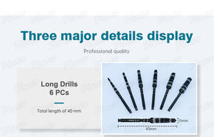 Kit di impianto dentale per impianti dentali per osso lungo di osteodentificazione - Product Image 2