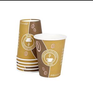 Vasos de Papel Desechables Ecológicos de 8 oz para Café Caliente para Llevar, Venta al Por Mayor - Product Image 2