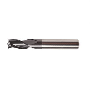 Fraise à queue en carbure monobloc Ttake Standard Ta1404, revêtement Nano TiAln, hélice à 30 degrés, 3 cannelures, pour usinage du métal - Product Image 2