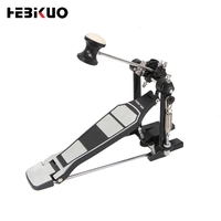 Pédale de grosse caisse simple pour batterie, vente directe usine, pédale de kick robuste avec batte, accessoire de percussion durable