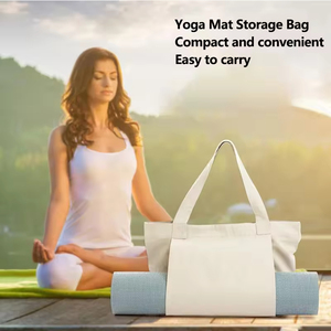 Bolsas de Yoga para Mujer, Bolsa de Lona para Pilates, Bolsa de Hombro para Viajes, Oficina, Playa, Ejercicio - Product Image 2