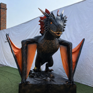 Modèles animatroniques de monstres du monde maléfique, crachant du fumée, pour maison hantée, accessoire d'Halloween pour parc d'aventure - Product Image 2