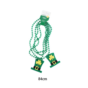 Collier de fête irlandaise pour la Saint-Patrick avec chapeau décoratif, idéal pour les festivités du jour de la Saint-Patrick – Vente chaude - Product Image 4