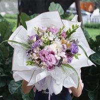 Papier d'Emballage Fleuriste Imperméable Coloré pour Bouquets et Emballages de Fleurs