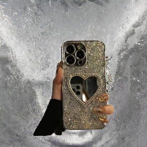 เคสโทรศัพท์ TPU แบบมีกลิตเตอร์สำหรับ iPhone 11 12 13 14 15 ซีรีส์, เคสกันกระแทกแบบวิบวับ - Product Image 3