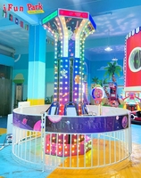 Manèges de fête foraine, équipements d'amusement à sauts folles, manèges rotatifs haut et bas, jeux de sauts heureux en plein air et en intérieur